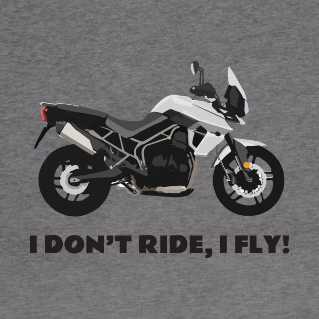 I don't ride, I fly! Triumph Tiger 800 XRx by WiredDesigns